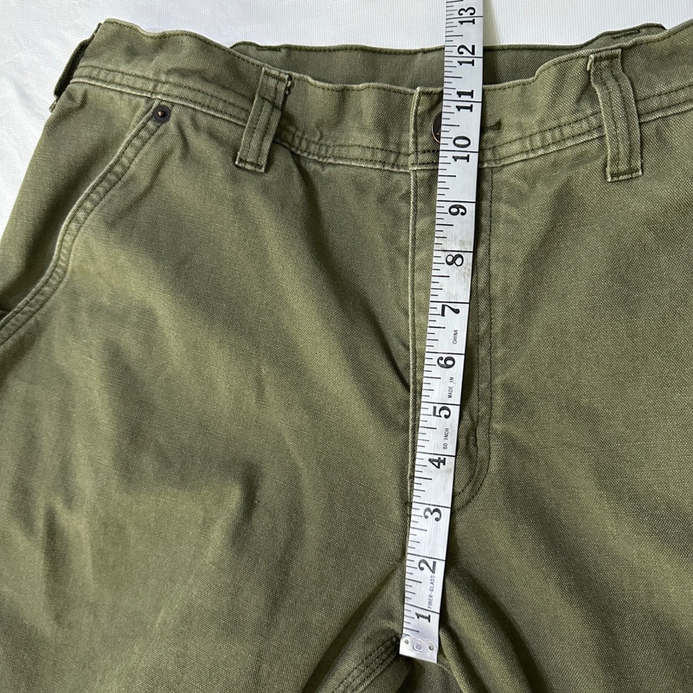 Patagonia Double Knee Iron Forge Hemp Canvas Work Pants Olive Green 33 x 32 - Picture 7 of 13